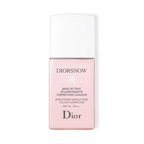 fondo tinta dior sp35|Diorsnow Brightening Makeup Base Color Correction SPF35 .